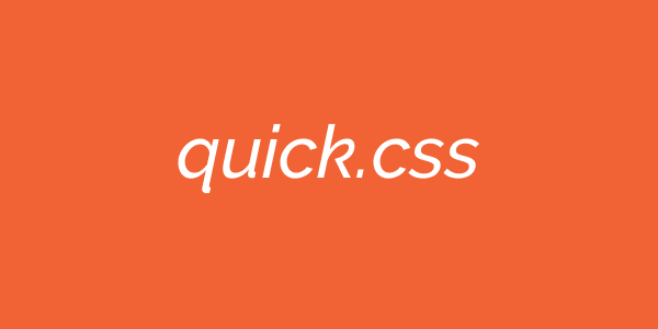 quick css logo